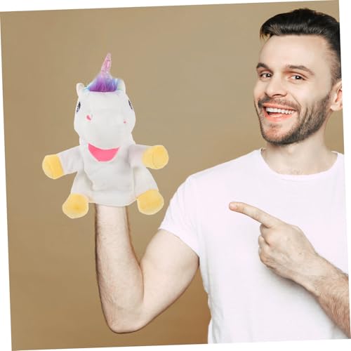 FUNOMOCYA Realistische Einhorn handpuppe aus Weichem Plüsch Interaktives Erzählspielzeug für Dekoratives DIY Einhorn puppentheater Lebensechte Handspielpuppe für Fantasievolles FUNOMOCYA Realistische Einhorn handpuppe aus Weichem Plüsch Interaktives Erzählspielzeug für Dekoratives DIY Einhorn puppentheater Lebensechte Handspielpuppe für Fantasievolles von FUNOMOCYA