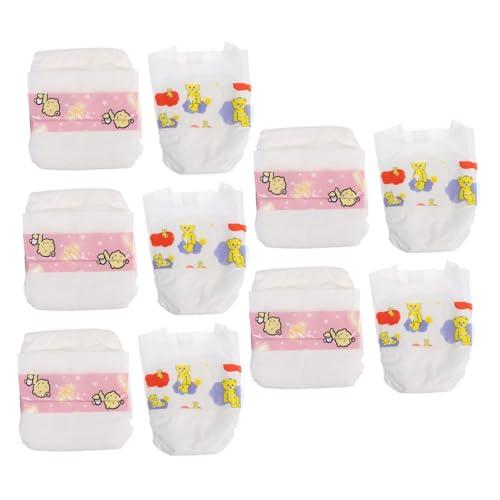 FUNOMOCYA Realistische Puppenwindeln Weiche Mini Babywindeln aus Wiederverwendbar für Neugeborenen-Puppen Geeignet für Kreatives Rollenspiel und Babyzubehör FUNOMOCYA Realistische Puppenwindeln Weiche Mini Babywindeln aus Wiederverwendbar für Neugeborenen-Puppen Geeignet für Kreatives Rollenspiel und Babyzubehör von FUNOMOCYA