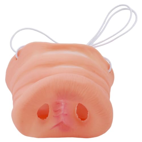 FUNOMOCYA Realistische Schweinenase aus Elastisches Band für Sicheren Halt Lustige Cosplay für Halloween und Karneval Unisex Zubehör für Erwachsene und Langlebig und Stabil von FUNOMOCYA