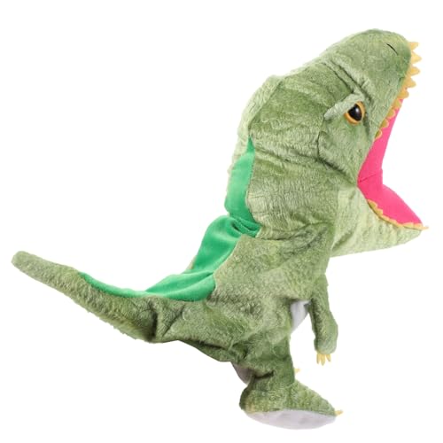 FUNOMOCYA Realistische Tyrannosaurus Dinosaurier Handpuppe Plüsch Biss Rollenspiel Fingerkoordination Ab Jahren Grüner Dino Kuscheltier Spaß Zufällige Farbe Zufällige Farbe von FUNOMOCYA
