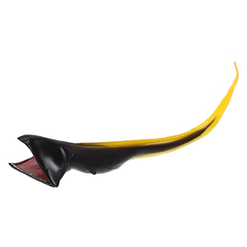 FUNOMOCYA Realistisches Aalmodell Tierfigur Dekoration Lernspielzeug für Aquarium Deko Wohnaccessoire Leicht Tragbar von FUNOMOCYA
