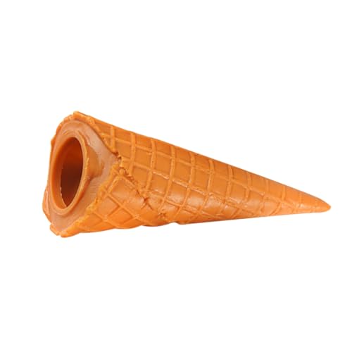 FUNOMOCYA Realistisches Eiscreme Waffelmodell Deko Attrappe Simulation Bunter Eistüten für Eisdiele Schaufenster Ladendekoration von FUNOMOCYA