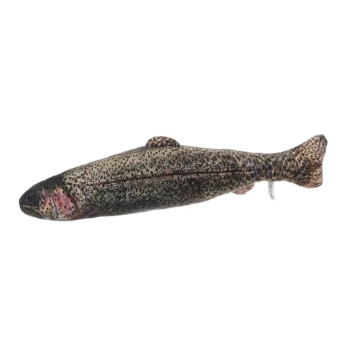 FUNOMOCYA Realistisches Fischkissen Weiches Plüschspielzeug und Dekoratives Kuscheltier für Vielseitiges Leichtes Fisch Stofftier für Sofa Schlafzimmer Reisen und Outdoor Spaß von FUNOMOCYA