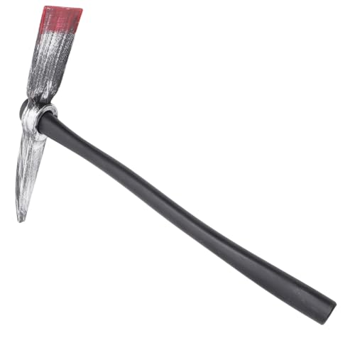 FUNOMOCYA Realistisches Halloween Pickaxe Requisit für Bühnenauftritte Halloween Party Dekoration und Kostümzubehör Sicheres Ungefährliches Design für Gruselfeste und Karneval von FUNOMOCYA
