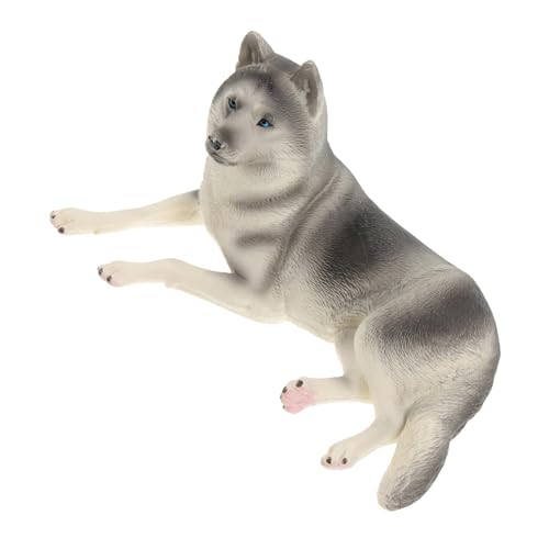 FUNOMOCYA Realistisches Husky Modell Figur aus Kunststoff Sichere Glatte Oberfläche Detailgetreue Hunde Dekoration für Kinderzimmer Klassenzimmer Langlebige Tierfigur als Geschenk FUNOMOCYA Realistisches Husky Modell Figur aus Kunststoff Sichere Glatte Oberfläche Detailgetreue Hunde Dekoration für Kinderzimmer Klassenzimmer Langlebige Tierfigur als Geschenk von FUNOMOCYA