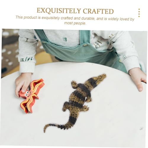 FUNOMOCYA Realistisches Krokodil Modell Sanft und Leicht Pädagogisches Kinderspielzeug und Dekoratives Ornament Detailgetreu Verarbeitet Sicher und Tragbar Geschenk für Lernzwecke von FUNOMOCYA