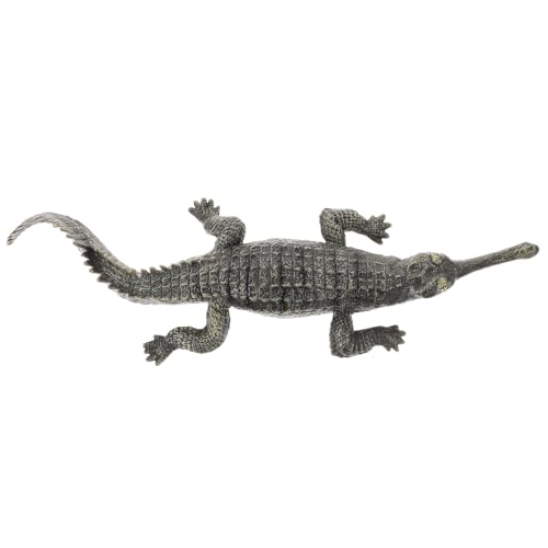 FUNOMOCYA Realistisches Krokodilmodell Simulation Tierfigur aus Kunststoff Lebensechte Dekoration Pädagogisches Lernspielzeug von FUNOMOCYA