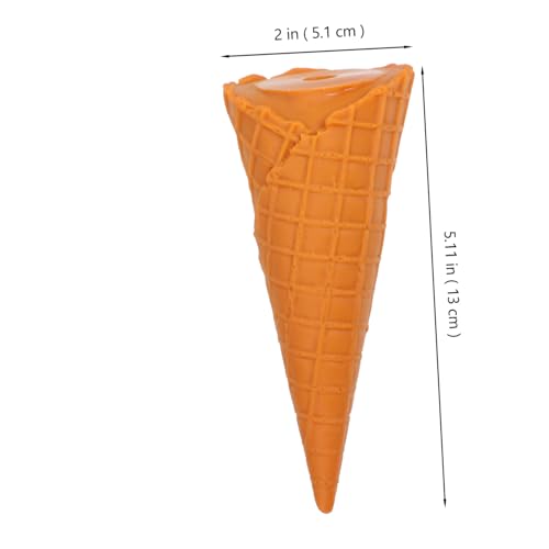 FUNOMOCYA Realistisches Künstliches Eiscreme waffelhörnchen Dekoration Fotorequisite für Dessertshop Display Party Deko Kreative Food Props in Karamellfarbener Großer Eistüte FUNOMOCYA Realistisches Künstliches Eiscreme waffelhörnchen Dekoration Fotorequisite für Dessertshop Display Party Deko Kreative Food Props in Karamellfarbener Großer Eistüte von FUNOMOCYA