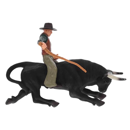 FUNOMOCYA Realistisches Matador Stiermodell Imitation Figur Dekoration Desktop Ornament Geschenkidee FUNOMOCYA Realistisches Matador Stiermodell Imitation Figur Dekoration Desktop Ornament Geschenkidee von FUNOMOCYA