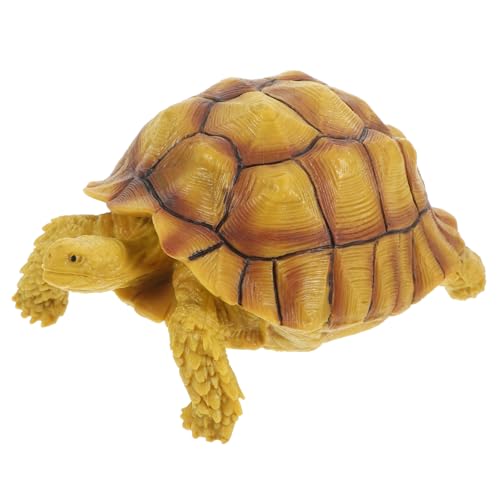 FUNOMOCYA Realistisches Plastik Landschildkrötenmodell Detailgetreue Kleine Schildkrötenfigur Langlebige Simulation als Tierdeko für Zimmer Kinderzimmer und Lernspielzeug von FUNOMOCYA