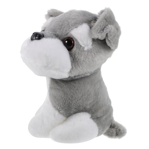 FUNOMOCYA Realistisches Plüschspielzeug Hund Welpe Kleines Kuscheliges Stofftier Lebensechte Hundepuppe Dekoratives Kuscheltier für Sofa Bett für Freunde von FUNOMOCYA