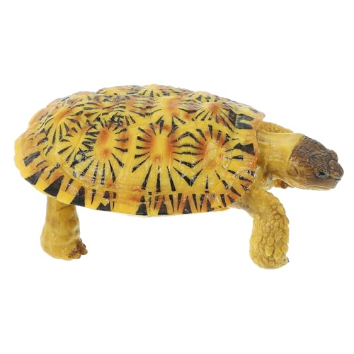 FUNOMOCYA Realistisches Schildkrötenmodell aus Solidem Hartplastik Detailgetreue Simulation mit Lebensechtem Design Langlebige Tierfigur für Lernspielzeug und Gartendekoration von FUNOMOCYA