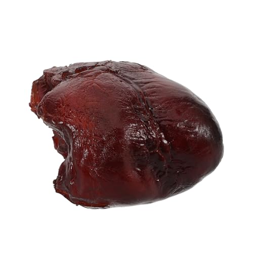 FUNOMOCYA Realistisches Schweineherz Modell Simulation Food Prop für Restaurant Dekoration und Fotografie Detailliertes Küchen Fake Meat Zubehör für Schaufenster und Tischdisplay von FUNOMOCYA