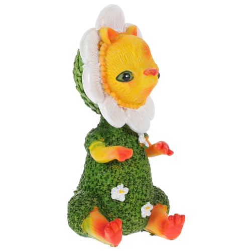 FUNOMOCYA Resin Sonnenblumen Statue Kreative Garten Skulptur als Dekoration für Innen und Außenbereiche Langlebig und Farbenfroh für Tische Fensterbänke und FUNOMOCYA Resin Sonnenblumen Statue Kreative Garten Skulptur als Dekoration für Innen und Außenbereiche Langlebig und Farbenfroh für Tische Fensterbänke und von FUNOMOCYA