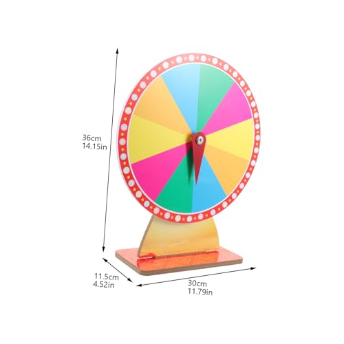 FUNOMOCYA Rotierendes Tisch Preisrad Spielrad für DIY Gewinnspiele Karnevalsmesse Partyspiel Vielseitig Sicher Leicht zu Transportieren FUNOMOCYA Rotierendes Tisch Preisrad Spielrad für DIY Gewinnspiele Karnevalsmesse Partyspiel Vielseitig Sicher Leicht zu Transportieren von FUNOMOCYA