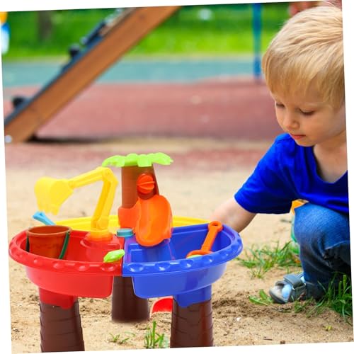 FUNOMOCYA Sandspielzeug Strandtisch Leicht Tragbar Fördert Kreativität Soziales Für Draußen Sandkasten Strand von FUNOMOCYA