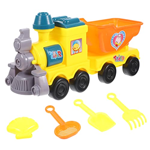 FUNOMOCYA Sandspielzeug Teiliges Cartoon Zug Strandspielzeug mit Förmchen und Schaufel Buntes Sandspielzeug für Kreatives Am Strand und Sandkasten Geeignet für Sommer Zufällige Farbe FUNOMOCYA Sandspielzeug Teiliges Cartoon Zug Strandspielzeug mit Förmchen und Schaufel Buntes Sandspielzeug für Kreatives Am Strand und Sandkasten Geeignet für Sommer Zufällige Farbe von FUNOMOCYA