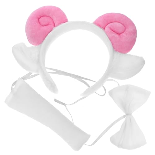 FUNOMOCYA Schafkostüm für Erwachsene mit Weichem Stirnband Schleife und Kuschelige Schafohren Haarreif für Kostümparty Halloween Bühne Bequemes Tierkostüm Zubehör FUNOMOCYA Schafkostüm für Erwachsene mit Weichem Stirnband Schleife und Kuschelige Schafohren Haarreif für Kostümparty Halloween Bühne Bequemes Tierkostüm Zubehör von FUNOMOCYA