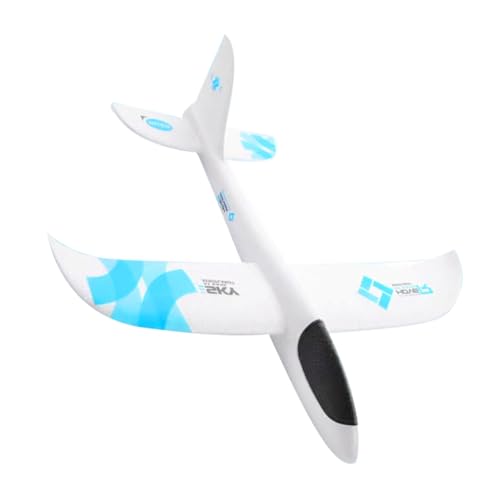 FUNOMOCYA Schaum Wurfgleiter Flugzeug für Leicht Tragbar Outdoor Spaß Kreativitätsfördernd Partyfüller mit Blauem Aufkleber von FUNOMOCYA