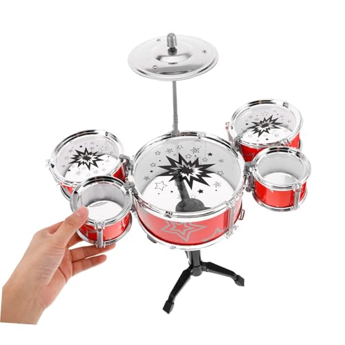 FUNOMOCYA Schlagzeug Set Jazz Drum Kit mit Trommeln und Sticks Kindersicheres Musikspielzeug für Kleinkinder Realistische Rhythmusförderung und Hand Auge koordination Geschenk FUNOMOCYA Schlagzeug Set Jazz Drum Kit mit Trommeln und Sticks Kindersicheres Musikspielzeug für Kleinkinder Realistische Rhythmusförderung und Hand Auge koordination Geschenk von FUNOMOCYA