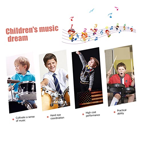 FUNOMOCYA Schlagzeug Set Teiliges Musikinstrument aus Sicherem Kunststoff Abnehmbar Fördert Gehirnentwicklung und Eltern Junge Mädchen Interaktion Geeignet für Jungen und Mädchen FUNOMOCYA Schlagzeug Set Teiliges Musikinstrument aus Sicherem Kunststoff Abnehmbar Fördert Gehirnentwicklung und Eltern Junge Mädchen Interaktion Geeignet für Jungen und Mädchen von FUNOMOCYA