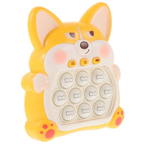 FUNOMOCYA Schnelles Bubble drückspielzeug Handheld Fidget Game Machine für Stressabbau Lernspielzeug Orange Langlebig von FUNOMOCYA