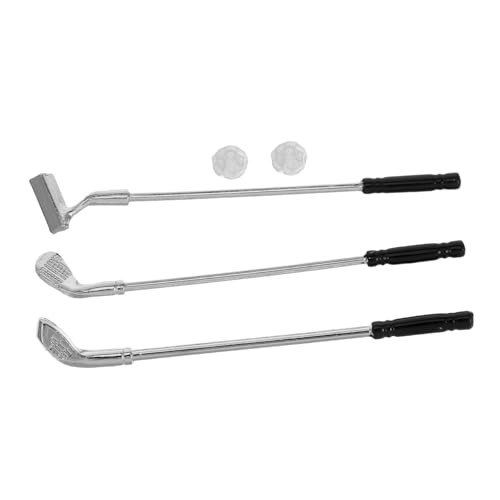 FUNOMOCYA Set mit Schlägern und Bällen Puppenhaus Deko Realistische Miniatur Golfschläger für Kinderspielzeug und Mini Haus Dekoration Langlebig und Tragbar FUNOMOCYA Set mit Schlägern und Bällen Puppenhaus Deko Realistische Miniatur Golfschläger für Kinderspielzeug und Mini Haus Dekoration Langlebig und Tragbar von FUNOMOCYA