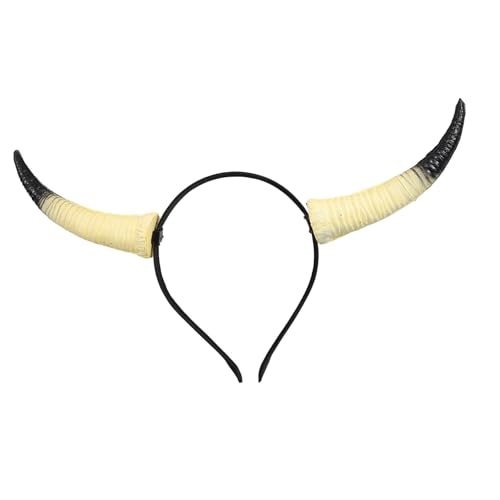 FUNOMOCYA Sheep Horn Headband Weiß Cosplay Haaraccessoire Halloween Party Erwachsene Haarschmuck für Mädchen Kreatives Kostüm Zubehör FUNOMOCYA Sheep Horn Headband Weiß Cosplay Haaraccessoire Halloween Party Erwachsene Haarschmuck für Mädchen Kreatives Kostüm Zubehör von FUNOMOCYA