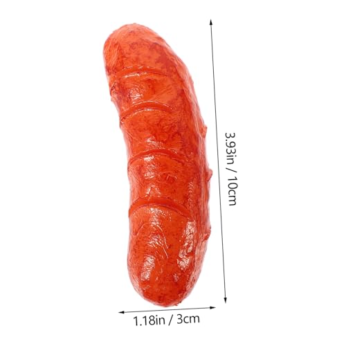 FUNOMOCYA Simuliertes Hot Dog Modell aus PVC Lebensechte Künstliche Bratwurst Realistische Küchen Deko für Zuhause und Laden Haltbare Food Prop für Fotografie und Partygestaltung von FUNOMOCYA
