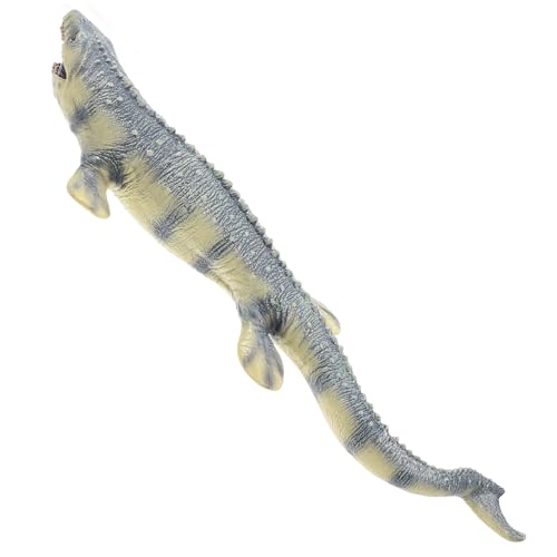 FUNOMOCYA Simuliertes Mosasaurus Dinosaurier Modell aus Vinyl Kleines Tier dekor mit Glatten Kanten Realistische Form Langlebig und Sicher für Kinderzimmer und Gartendekoration von FUNOMOCYA