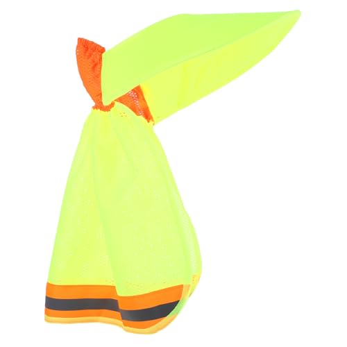 FUNOMOCYA Sonnenschutz für Bauhelme Verstellbarer Nackenschutz mit UV Schutz Atmungsaktives Netz für Baustellen und Outdoor Aktivitäten Umfassender Schutz für Kopf und Nacken von FUNOMOCYA