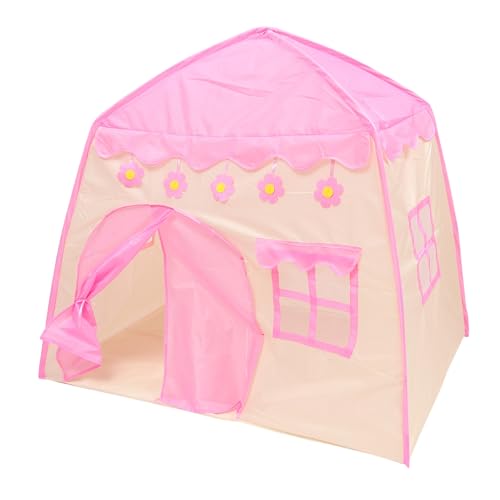 FUNOMOCYA Spielzelt Faltbar Prinzessin Schloss Spielhaus Atmungsaktiv Innen und Außen für Mädchen und Jungen mit Floralem Muster und Einfachem Aufbau für Drinnen und Draußen FUNOMOCYA Spielzelt Faltbar Prinzessin Schloss Spielhaus Atmungsaktiv Innen und Außen für Mädchen und Jungen mit Floralem Muster und Einfachem Aufbau für Drinnen und Draußen von FUNOMOCYA