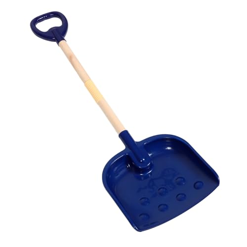 FUNOMOCYA Strandschaufel aus Dickem Kunststoff Interlockendes Design Vielseitig Einsetzbar Am Strand Schnee Leicht Tragbar Dunkelblau ohne Box Sandspielzeug für Garten und Outdoor von FUNOMOCYA