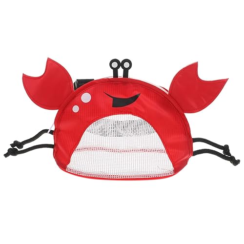 FUNOMOCYA Strandtasche Krabbenform Mesh Aufbewahrungsbeutel Atmungsaktiv Leicht für Sandspielzeug Snacks und Wasserflaschen Praktischer Sammelbeutel für Outdoor Strandurlaub FUNOMOCYA Strandtasche Krabbenform Mesh Aufbewahrungsbeutel Atmungsaktiv Leicht für Sandspielzeug Snacks und Wasserflaschen Praktischer Sammelbeutel für Outdoor Strandurlaub von FUNOMOCYA