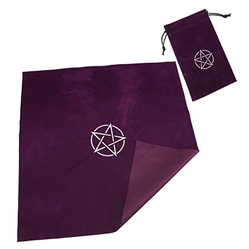 FUNOMOCYA Tarot Tischdecke Pentagramm Design Divinationsstoff Rutschfestes Glattes Material für Astrologie und Wahrsagung Kreatives Spielzubehör für Spirituelle Rituale und Tarot Partys FUNOMOCYA Tarot Tischdecke Pentagramm Design Divinationsstoff Rutschfestes Glattes Material für Astrologie und Wahrsagung Kreatives Spielzubehör für Spirituelle Rituale und Tarot Partys von FUNOMOCYA