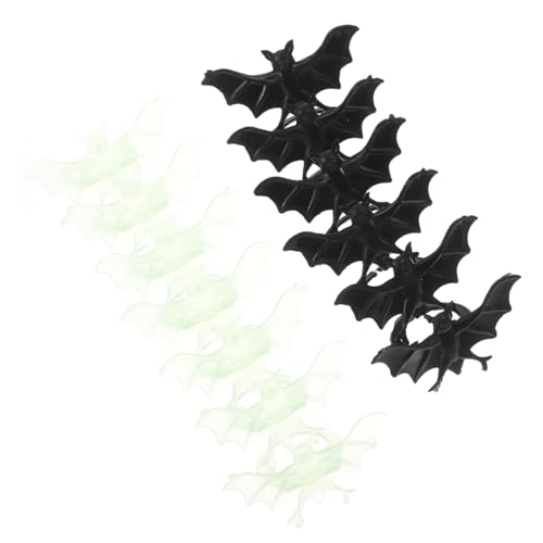 FUNOMOCYA Teiliges Halloween Finger Ring Schwarze Fledermausringe Leuchtende Fledermaus Ringe Kunststoff Offene Langlebig Halloween Party Deko für Erwachsene FUNOMOCYA Teiliges Halloween Finger Ring Schwarze Fledermausringe Leuchtende Fledermaus Ringe Kunststoff Offene Langlebig Halloween Party Deko für Erwachsene von FUNOMOCYA