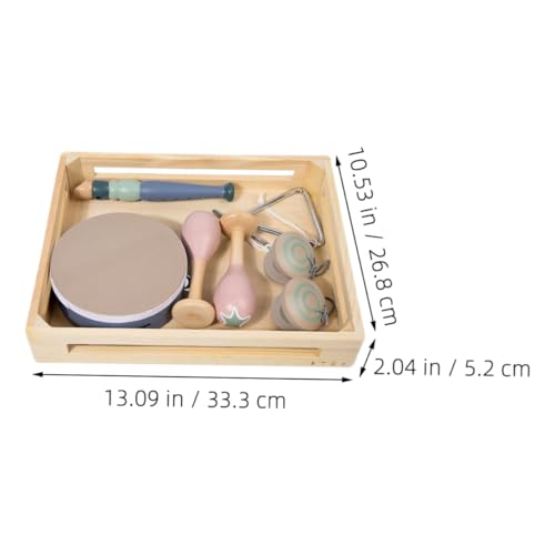 FUNOMOCYA Teiliges Holz Musikinstrument Pädagogisches Fördert Feinmotorik und Hand Auge koordination Langlebig für Musiklernen und Frühkindliche Entwicklung von FUNOMOCYA
