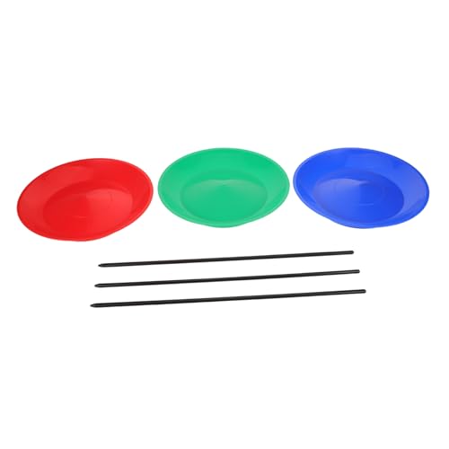FUNOMOCYA Teiliges Jonglierplatten Leichtem Kunststoff mit Sticks Bunte Rotationsscheiben für Hand-Auge-koordinationstraining und Sensorische Geeignet für Anfänger und Zirkusshow FUNOMOCYA Teiliges Jonglierplatten Leichtem Kunststoff mit Sticks Bunte Rotationsscheiben für Hand-Auge-koordinationstraining und Sensorische Geeignet für Anfänger und Zirkusshow von FUNOMOCYA