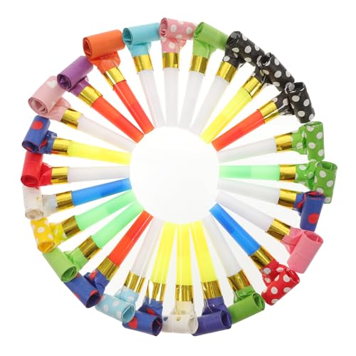 FUNOMOCYA Teiliges Kinderpfeifen Partyspielzeug Langlebige Kindergeburtstag Mitgebsel Karnevalsspiele Partyzubehör für Mädchen Jungen Feierlichkeiten von FUNOMOCYA