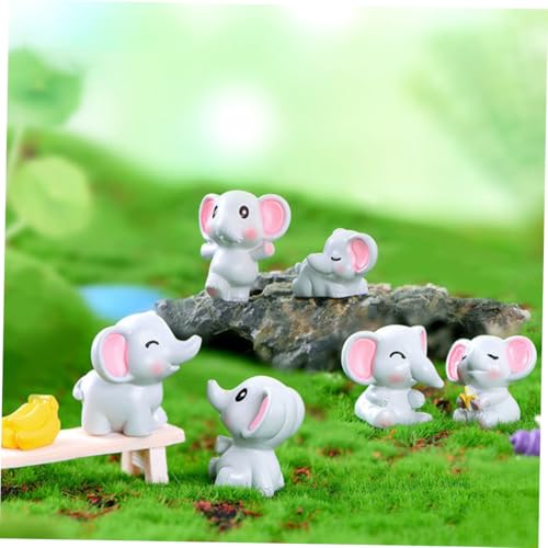 FUNOMOCYA Teiliges Mini Elefanten Langlebigem Harz Niedliche Kleine Tierfiguren für Mikrolandschaft Bonsai dekor und DIY Gartenschmuck Stabile Flache Basis für Tisch Wohnraumgestaltung FUNOMOCYA Teiliges Mini Elefanten Langlebigem Harz Niedliche Kleine Tierfiguren für Mikrolandschaft Bonsai dekor und DIY Gartenschmuck Stabile Flache Basis für Tisch Wohnraumgestaltung von FUNOMOCYA
