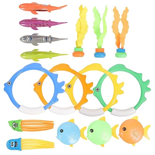 FUNOMOCYA Teiliges Poolspielzeug für Tauchspielzeug mit Schwimmringen und Tauchstäben Sicher mit Glatten Kanten Fördert Schwimm und Tauchfähigkeiten für Schwimmtraining und Poolspaß im FUNOMOCYA Teiliges Poolspielzeug für Tauchspielzeug mit Schwimmringen und Tauchstäben Sicher mit Glatten Kanten Fördert Schwimm und Tauchfähigkeiten für Schwimmtraining und Poolspaß im von FUNOMOCYA