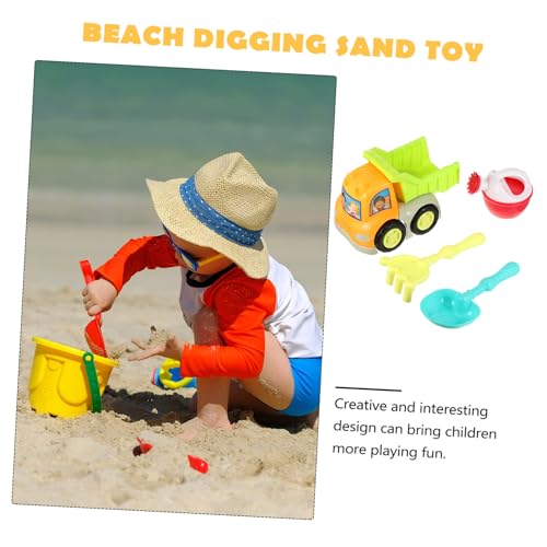 FUNOMOCYA Teiliges Sandspielzeug Set Strandfahrzeug Robust Leicht Fördert Gehirnentwicklung für Strand Park Garten Geeignet Zufällige Farbe Zufällige Farbe von FUNOMOCYA