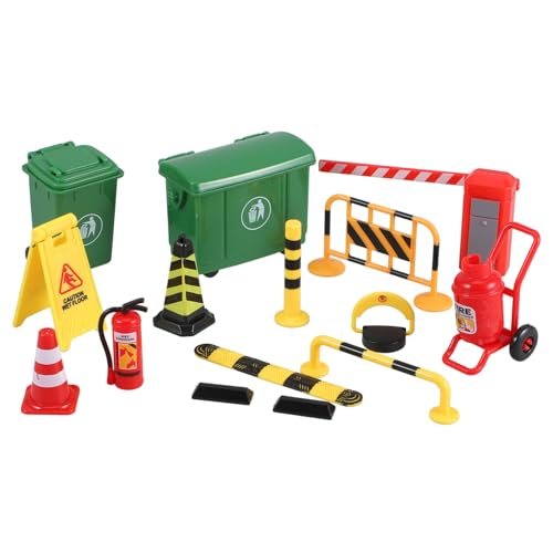 FUNOMOCYA Teiliges Verkehrszeichen und Straßensperren Spielzeugset aus Kunststoff Leicht Sicher für Sandspiel Klassenzimmerunterricht und Modellbau Fördert Fantasievolles und Soziale FUNOMOCYA Teiliges Verkehrszeichen und Straßensperren Spielzeugset aus Kunststoff Leicht Sicher für Sandspiel Klassenzimmerunterricht und Modellbau Fördert Fantasievolles und Soziale von FUNOMOCYA