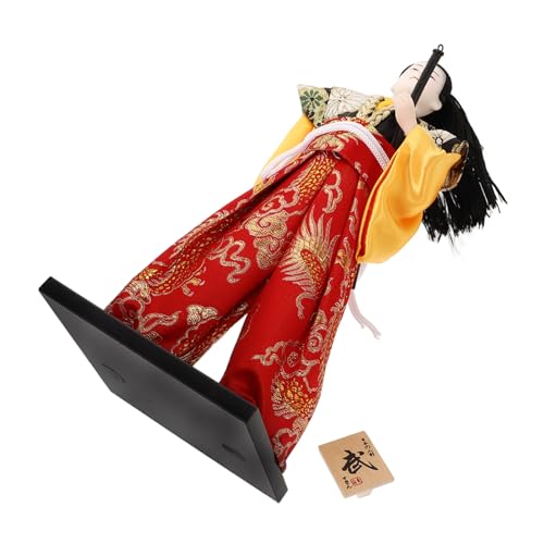 FUNOMOCYA Traditionelle Japanische Samurai Puppe Dekofigur Handgefertigt Japanischer Stil Dekorative Figur für Zuhause und Büro Authentische Japanische Heimdekoration von FUNOMOCYA