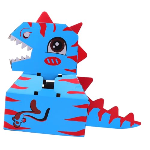 FUNOMOCYA Tragbares DIY Dinosaurier aus Papier Kartonbox für Leichter Tragbarer Papp Dino zum Anziehen Pädagogisch Kreativ zum Rollenspiel und Basteln Geeignet Farbenfrohes Design FUNOMOCYA Tragbares DIY Dinosaurier aus Papier Kartonbox für Leichter Tragbarer Papp Dino zum Anziehen Pädagogisch Kreativ zum Rollenspiel und Basteln Geeignet Farbenfrohes Design von FUNOMOCYA