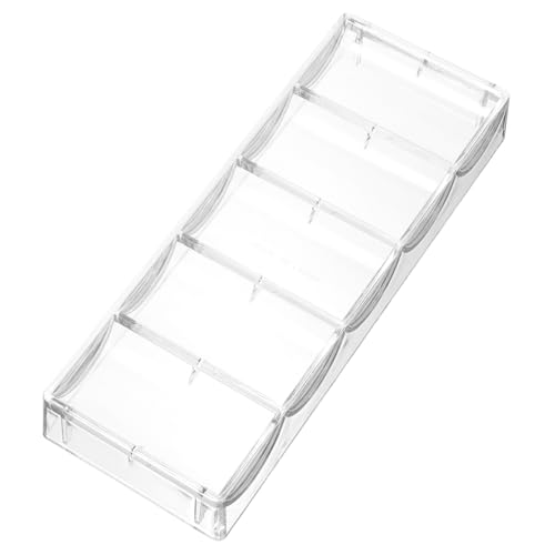 FUNOMOCYA Transparente Poker Chip Box aus Robustem Acryl Fachaufteilung für Einfache Sicht Großer Stauraum Langlebiger Poker Chip Organizer für Tägliche Nutzung und Sicheren Chipschutz FUNOMOCYA Transparente Poker Chip Box aus Robustem Acryl Fachaufteilung für Einfache Sicht Großer Stauraum Langlebiger Poker Chip Organizer für Tägliche Nutzung und Sicheren Chipschutz von FUNOMOCYA