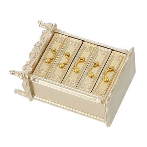 FUNOMOCYA Vintage Miniatur Puppenhaus Möbel Retro Stil Sideboard für Schlafzimmer und Wohnzimmer Realistische Miniatur Kommode aus Kunststoff Detailreiches Sammlerstück und Zubehör FUNOMOCYA Vintage Miniatur Puppenhaus Möbel Retro Stil Sideboard für Schlafzimmer und Wohnzimmer Realistische Miniatur Kommode aus Kunststoff Detailreiches Sammlerstück und Zubehör von FUNOMOCYA