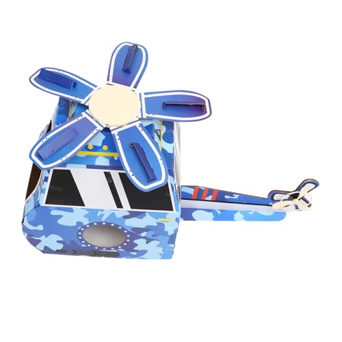 FUNOMOCYA Wearable DIY Flugzeug Kostüm für Leichter Karton Hubschrauber Anzug Bunter für Rollenspiele Cosplay Zubehör Perfektes für Jungen und Mädchen von FUNOMOCYA