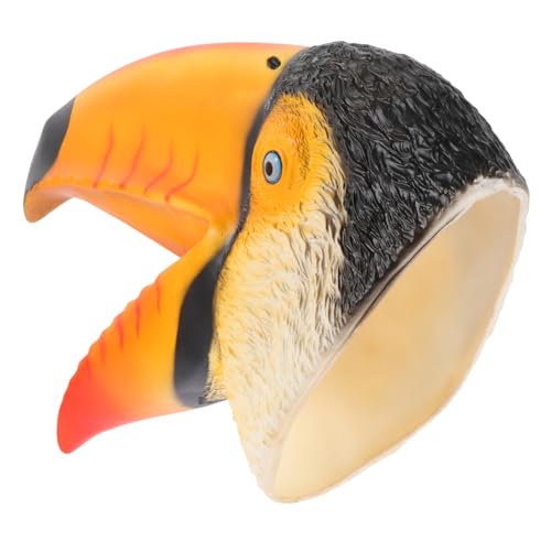 FUNOMOCYA Weiche Toucan Handpuppe für Interaktives Waschbar Weicher Handschuh Tierfigur für Bühnenauftritte und Kreative Rollenspiele Altersgerecht Ab Jahren von FUNOMOCYA