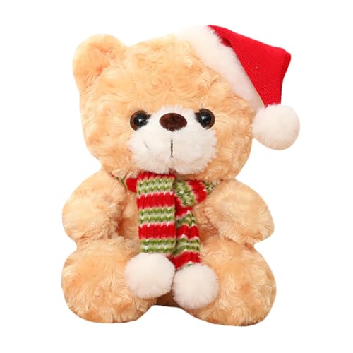 FUNOMOCYA Weicher Plüschbär Weihnachtsdeko Kuscheltier Tischornament Festliche Geschenkidee für Familien Weihnachtsfeier FUNOMOCYA Weicher Plüschbär Weihnachtsdeko Kuscheltier Tischornament Festliche Geschenkidee für Familien Weihnachtsfeier von FUNOMOCYA